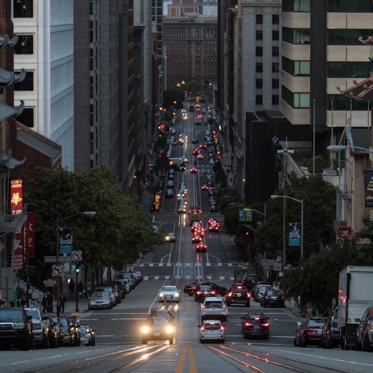 City skyline in Amsterdam, Netherlands